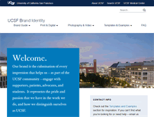 Tablet Screenshot of identity.ucsf.edu