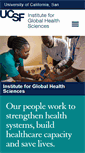 Mobile Screenshot of globalhealthsciences.ucsf.edu