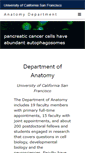 Mobile Screenshot of anatomy.ucsf.edu