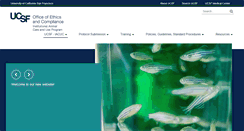 Desktop Screenshot of iacuc.ucsf.edu