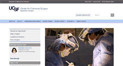 Desktop Screenshot of colorectal.surgery.ucsf.edu