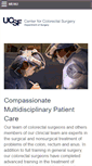Mobile Screenshot of colorectal.surgery.ucsf.edu
