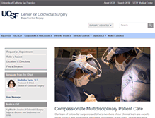 Tablet Screenshot of colorectal.surgery.ucsf.edu