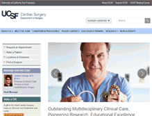 Tablet Screenshot of cardiac.surgery.ucsf.edu