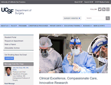 Tablet Screenshot of cohenlab.surgery.ucsf.edu