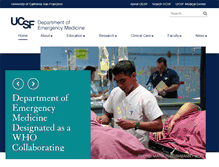 Tablet Screenshot of emergency.ucsf.edu
