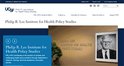 Desktop Screenshot of healthpolicy.ucsf.edu
