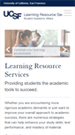 Mobile Screenshot of learn.ucsf.edu