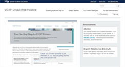 Desktop Screenshot of drupal.ucsf.edu