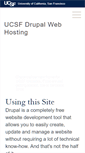 Mobile Screenshot of drupal.ucsf.edu
