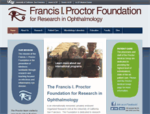 Tablet Screenshot of proctor.ucsf.edu