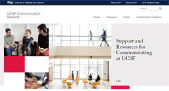 Desktop Screenshot of communicators.ucsf.edu