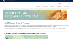 Desktop Screenshot of childtrauma.ucsf.edu