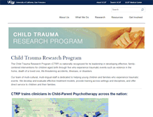 Tablet Screenshot of childtrauma.ucsf.edu