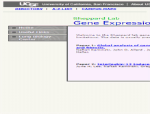 Tablet Screenshot of genechip.ucsf.edu