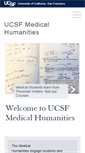 Mobile Screenshot of medicalhumanities.ucsf.edu
