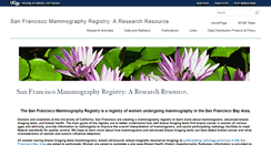 Desktop Screenshot of mammography.ucsf.edu