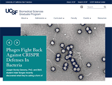 Tablet Screenshot of bms.ucsf.edu
