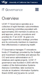 Mobile Screenshot of itgov.ucsf.edu