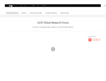 Tablet Screenshot of globalresearch.ucsf.edu