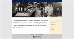 Desktop Screenshot of history.library.ucsf.edu