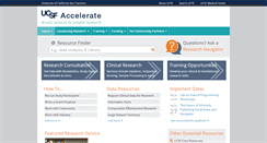 Desktop Screenshot of accelerate.ucsf.edu