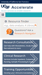 Mobile Screenshot of accelerate.ucsf.edu