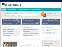 Tablet Screenshot of accelerate.ucsf.edu