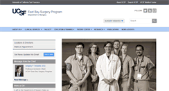 Desktop Screenshot of eastbay.surgery.ucsf.edu