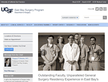 Tablet Screenshot of eastbay.surgery.ucsf.edu