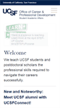 Mobile Screenshot of career.ucsf.edu