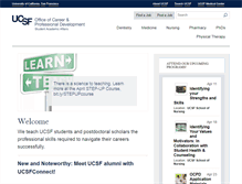 Tablet Screenshot of career.ucsf.edu