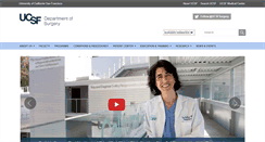 Desktop Screenshot of gisurgery.ucsf.edu