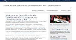 Desktop Screenshot of aaeo.ucsf.edu