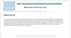 Desktop Screenshot of liulab.ucsf.edu