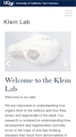 Mobile Screenshot of klein.ucsf.edu