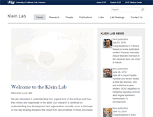 Tablet Screenshot of klein.ucsf.edu