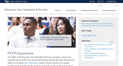 Desktop Screenshot of evcprovost.ucsf.edu