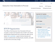 Tablet Screenshot of evcprovost.ucsf.edu