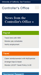 Mobile Screenshot of controller.ucsf.edu