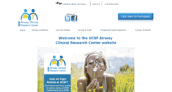 Desktop Screenshot of acrc.ucsf.edu