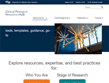 Tablet Screenshot of hub.ucsf.edu