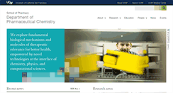 Desktop Screenshot of pharmchem.ucsf.edu