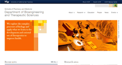 Desktop Screenshot of bts.ucsf.edu