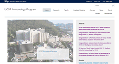 Desktop Screenshot of immunology.ucsf.edu