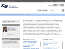 Tablet Screenshot of contelab.surgery.ucsf.edu